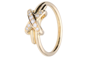 Chaumet anello Liens oro giallo brillanti